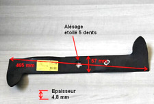 Lame tondeuse autoportée